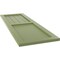 Ekena Millwork True Fit PVC Farmhouse/Flat Panel Combination Fixed Mount Shutters, Moss Green, 12W x 42H, PR TFP101FC12X042MG - alternate 9